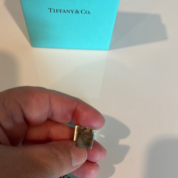Tiffany & Co. Silver Engraved Cufflinks - Picture 4 of 5